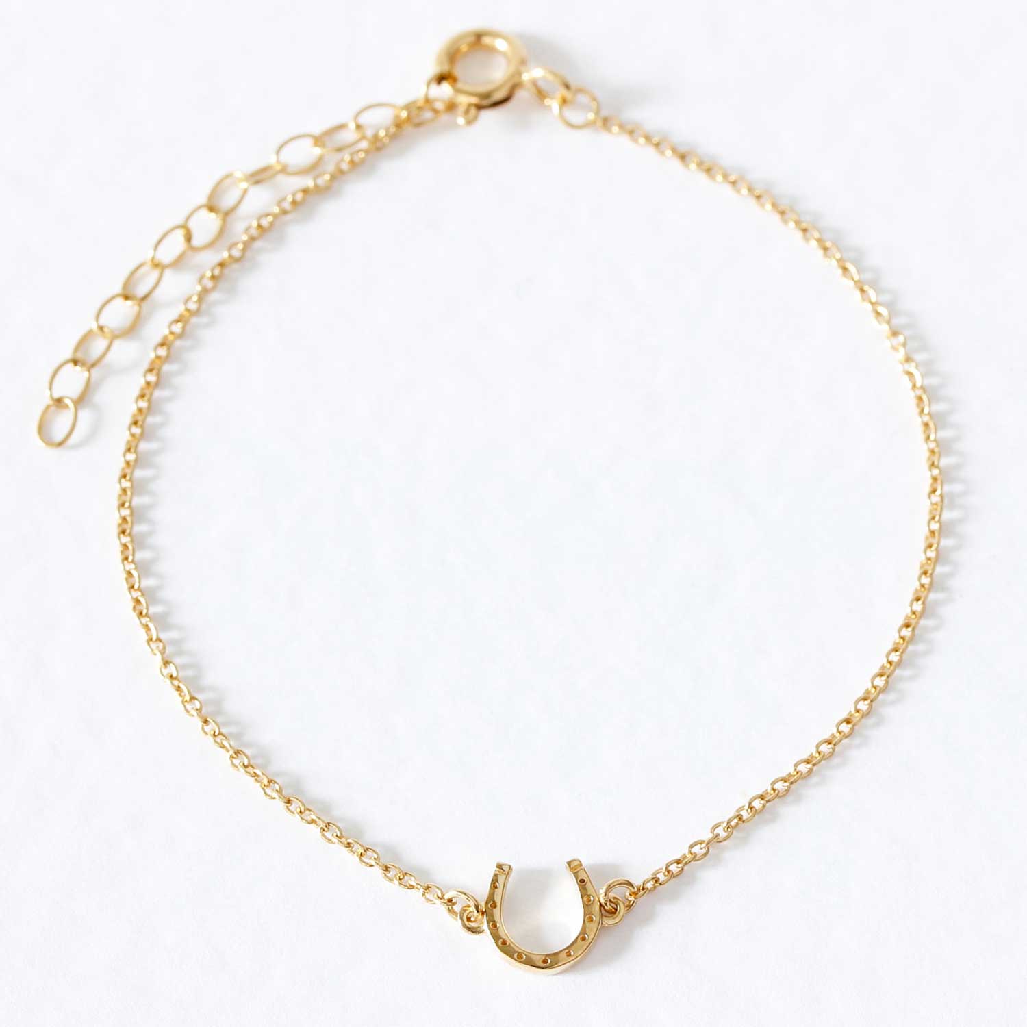 Lucky Horseshoe Bracelet – Silver/Gold – Lee Renée Ltd