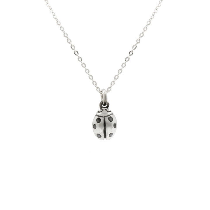 Diamond ladybug necklace hotsell