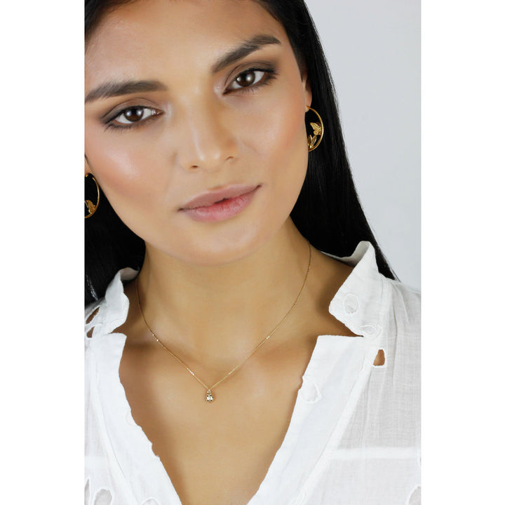 Diamond ladybug necklace hot sale